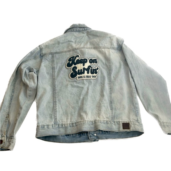 Rip Curl Jean jacket, light denim, XS, good condition!! - Picture 2 of 2